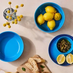 Le Creuset 20cm Stoneware Coupe Serve Bowl - Azure