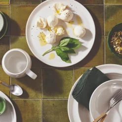 Le Creuset 22cm Stoneware Coupe Side Plate - White