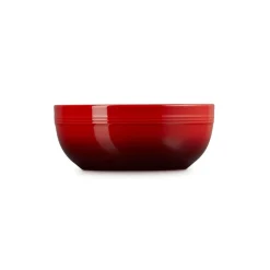 Le Creuset 20cm Stoneware Coupe Serve Bowl - Cerise