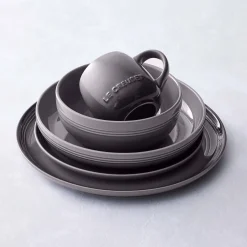 Le Creuset 22cm Stoneware Coupe Side Plate - Flint