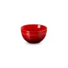 Le Creuset 12cm Stoneware Round Coupe Snack Bowl - Cerise