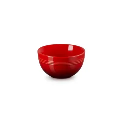 Le Creuset 12cm Stoneware Round Coupe Snack Bowl - Cerise