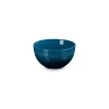 Le Creuset 12cm Stoneware Round Coupe Snack Bowl - Deep Teal