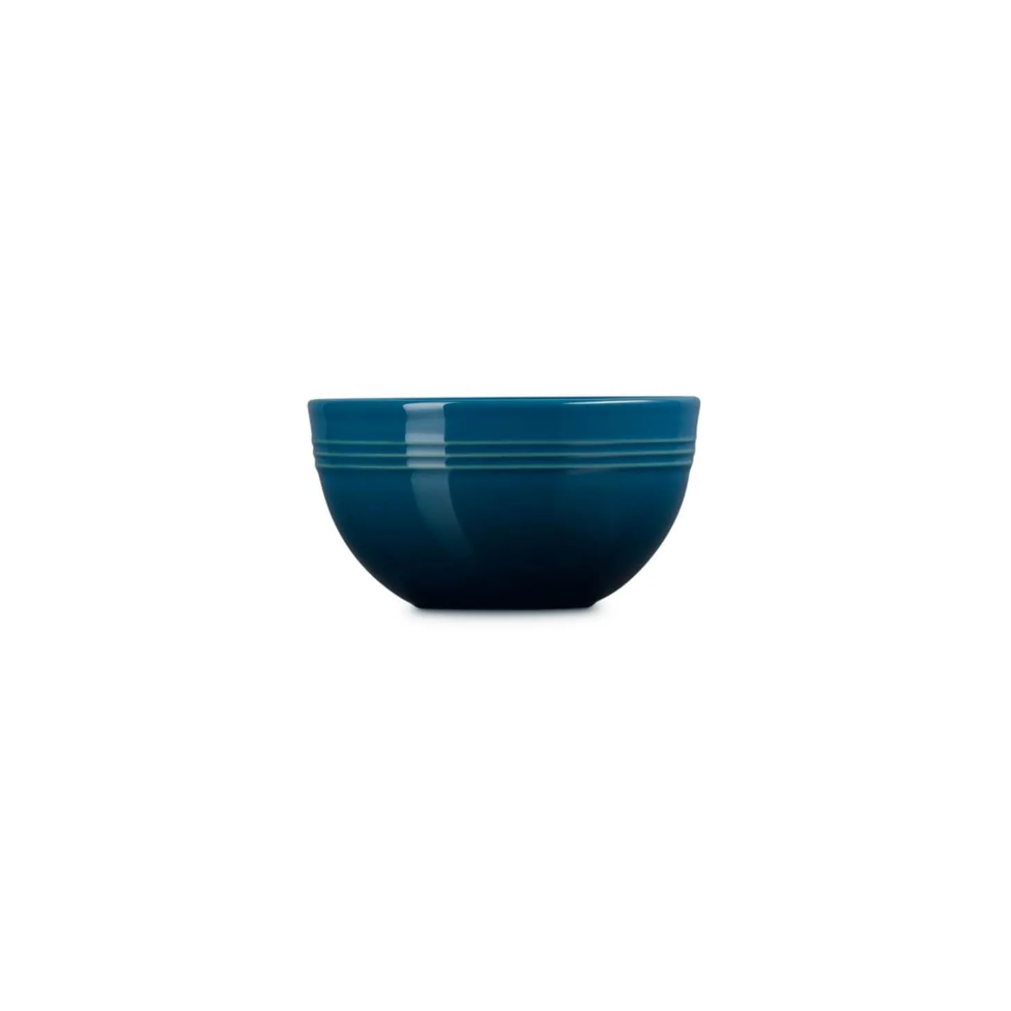 Le Creuset 12cm Stoneware Round Coupe Snack Bowl - Deep Teal