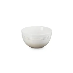 Le Creuset 12cm Stoneware Round Coupe Snack Bowl - Meringue