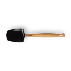 Le Creuset Craft Large Silicone Spatula Spoon - Black