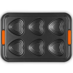 Le Creuset 6-Cup Non-Stick Tiered Heart Muffin Tray
