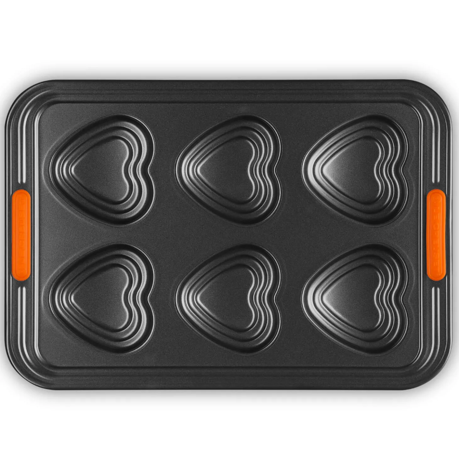 Le Creuset 6-Cup Non-Stick Tiered Heart Muffin Tray