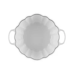 Le Creuset Halloween Signature Cast Iron 24cm Pumpkin Casserole - White