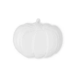 Le Creuset Halloween Stoneware Medium Pumpkin Dish - White