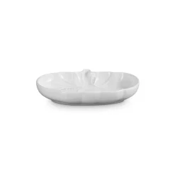 Le Creuset Halloween Stoneware Medium Pumpkin Dish - White
