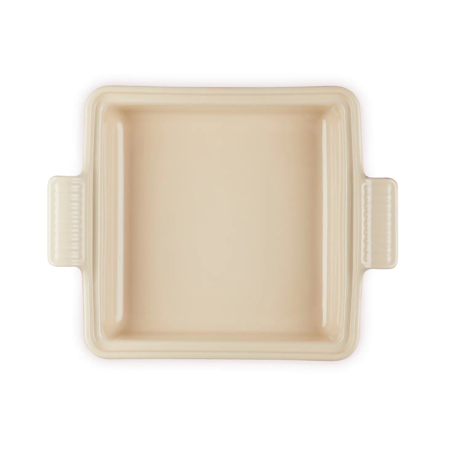 Le Creuset Heritage Stoneware 23cm Square Dish with Lid - Cerise