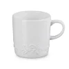 Le Creuset Holly Stoneware 350ml Mug - White