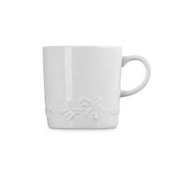 Le Creuset Holly Stoneware 350ml Mug - White