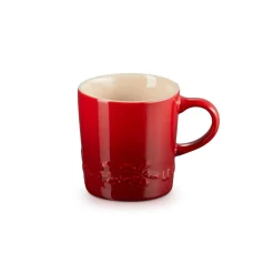 Le Creuset Holly Stoneware Cappuccino Mug - Cerise