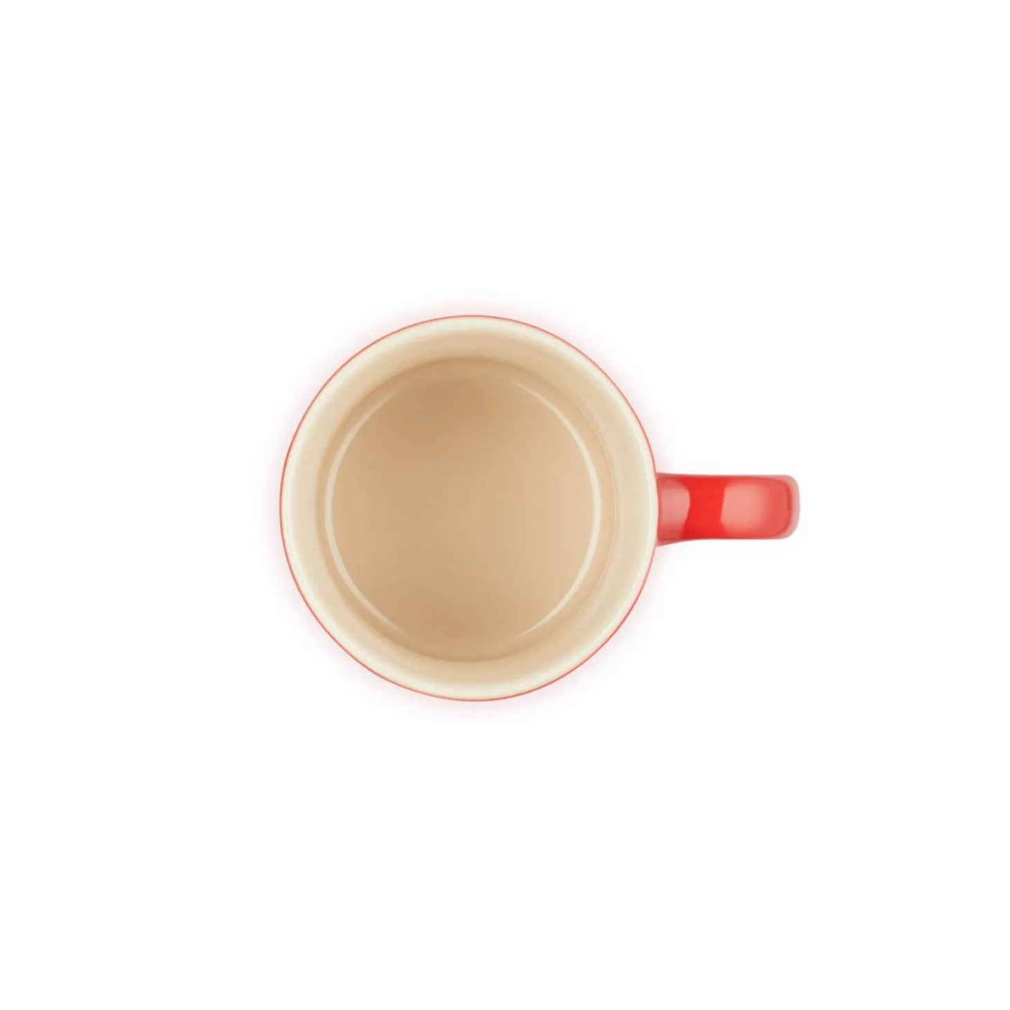 Le Creuset Holly Stoneware Cappuccino Mug - Cerise