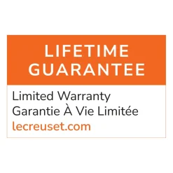 Le Creuset Limited Edition Signature 24cm Cast Iron Round Casserole - Flamme Doree