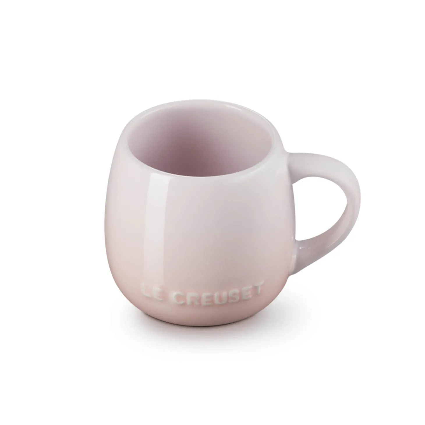 Le Creuset 320ml Stoneware Coupe Sphere Mug - Shell Pink