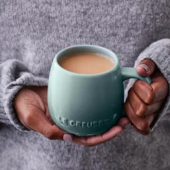 Le Creuset 320ml Stoneware Coupe Sphere Mug - Sea Salt