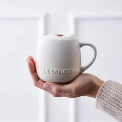 Le Creuset 320ml Stoneware Coupe Sphere Mug - Meringue
