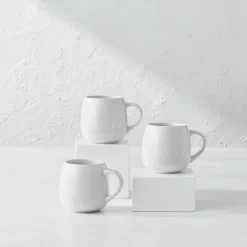 Le Creuset 320ml Stoneware Coupe Sphere Mug - White