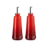 Le Creuset 300ml Stoneware Oil & Vinegar Set - Cerise