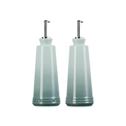 Le Creuset 300ml Stoneware Oil & Vinegar Set - Sea Salt