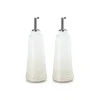 Le Creuset 300ml Stoneware Oil & Vinegar Set - Meringue