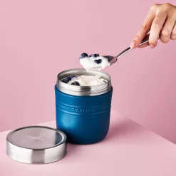 Le Creuset 'On The Go' 500ml Insulated Food Flask - Deep Teal