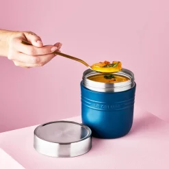 Le Creuset 'On The Go' 500ml Insulated Food Flask - Deep Teal