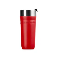 Le Creuset 'On The Go' 350ml Insulated Travel Mug - Cerise