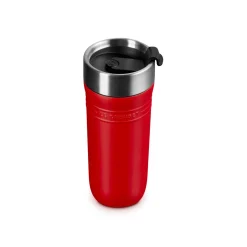 Le Creuset 'On The Go' 350ml Insulated Travel Mug - Cerise