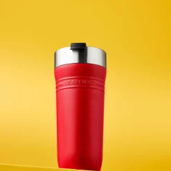 Le Creuset 'On The Go' 350ml Insulated Travel Mug - Cerise