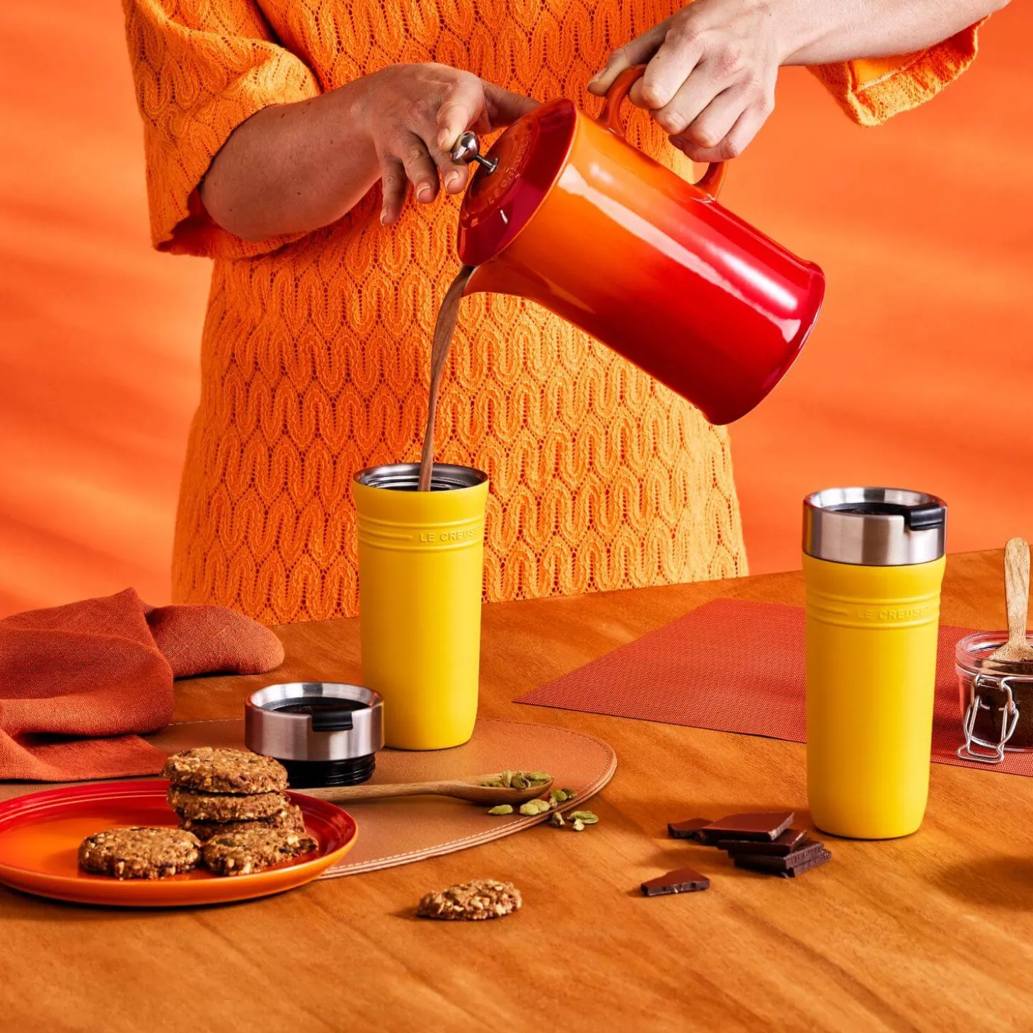 Le Creuset 'On The Go' 350ml Insulated Travel Mug - Nectar