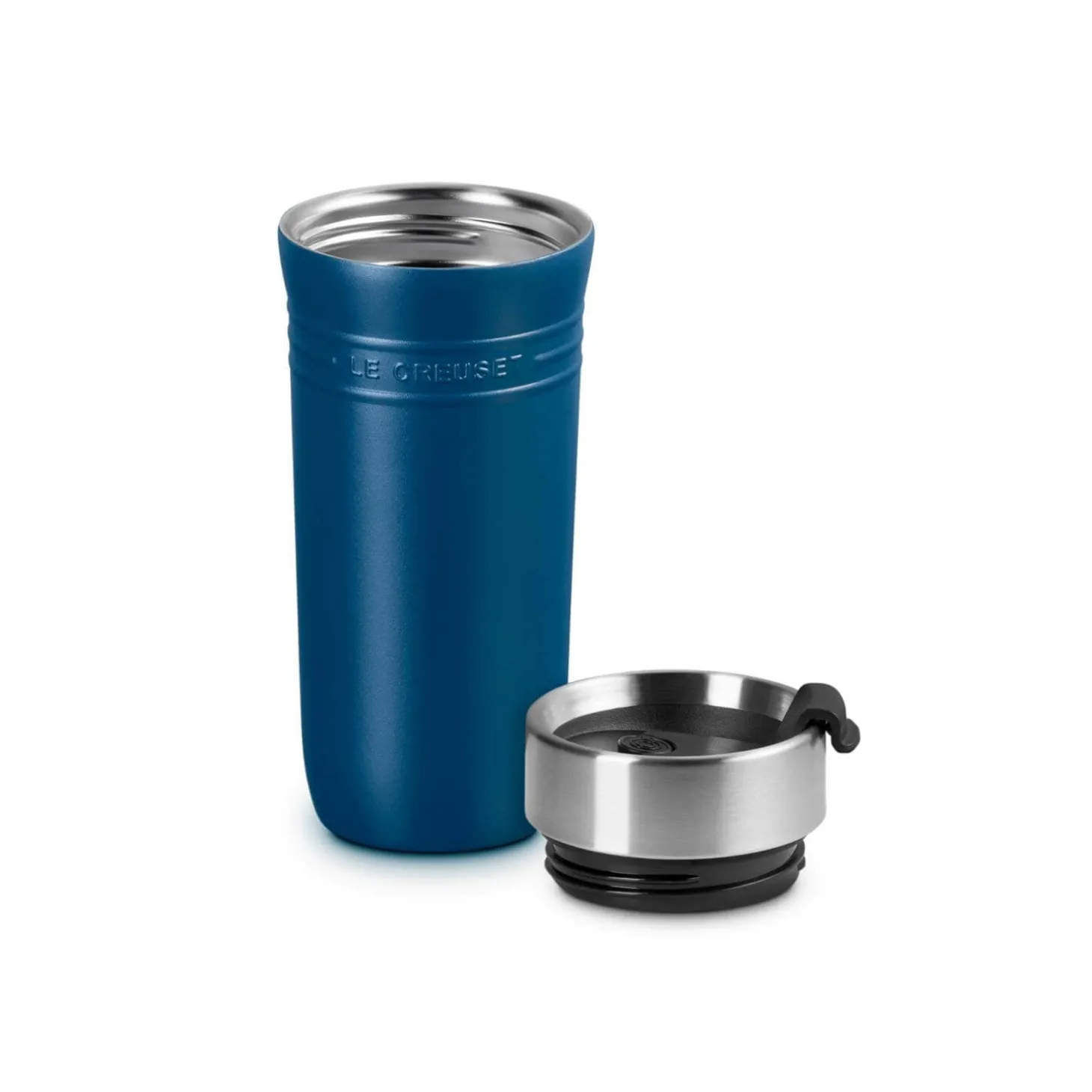 Le Creuset 'On The Go' 350ml Insulated Travel Mug - Deep Teal