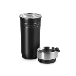 Le Creuset 'On The Go' 350ml Insulated Travel Mug - Satin Black