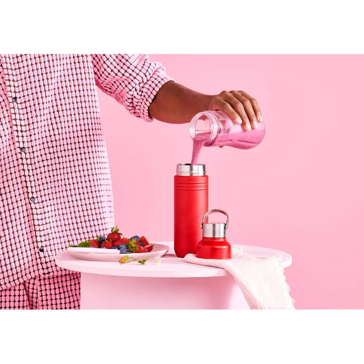 Le Creuset 'On The Go' 500ml Insulated Water Bottle - Volcanic