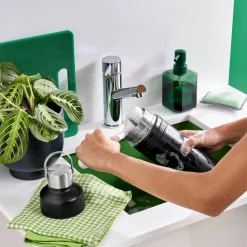 Le Creuset 'On The Go' 500ml Insulated Water Bottle - Satin Black