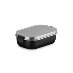 Le Creuset 'On The Go' Stainless Steel 900ml Rectangular Lunch Box - Satin Black