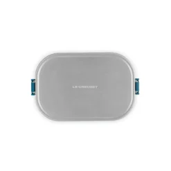 Le Creuset 'On The Go' Stainless Steel 900ml Rectangular Lunch Box - Deep Teal