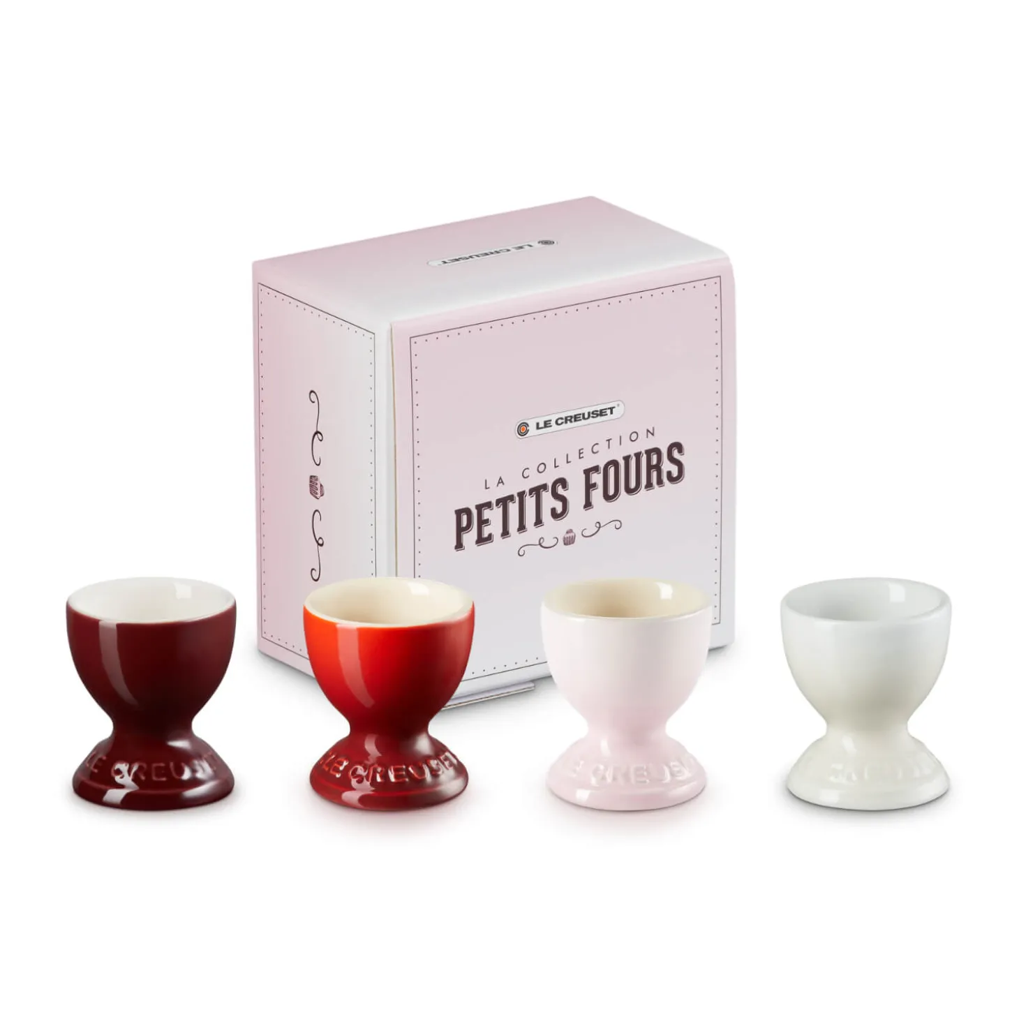 Le Creuset Petits Fours Set of 4 Stoneware Egg Cups
