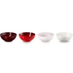 Le Creuset Petits Fours Set of 4 Stoneware Cereal Bowls