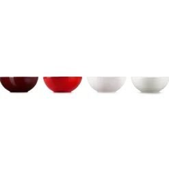 Le Creuset Petits Fours Set of 4 Stoneware Cereal Bowls