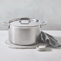Le Creuset 3-Ply Stainless Steel Deep Round Casserole - 28cm