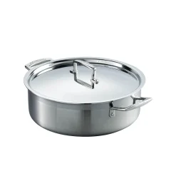 Le Creuset 3-Ply Stainless Steel Sauteuse Pan - 28cm