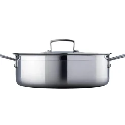 Le Creuset 3-Ply Stainless Steel Sauteuse Pan - 28cm