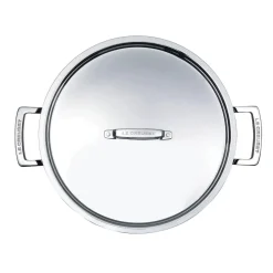 Le Creuset 3-Ply Stainless Steel Sauteuse Pan - 28cm