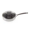 Le Creuset 3-Ply Stainless Steel Saute Pan With Non-Stick Poaching Insert - 20cm