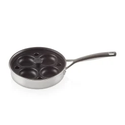 Le Creuset 3-Ply Stainless Steel Saute Pan With Non-Stick Poaching Insert - 20cm