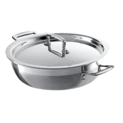 Le Creuset 3-Ply Stainless Steel Shallow Casserole - 24cm